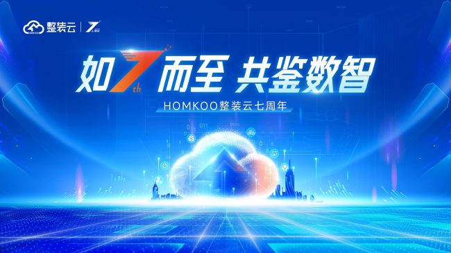 如7而至·共鉴数智 | homkoo整装云7周年辉煌回望，新程展望